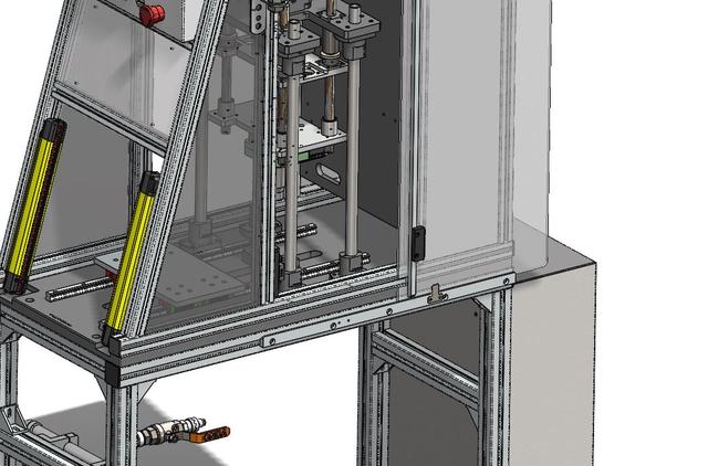 Hot Caulking热嵌缝机3D数模图纸 Solidworks设计