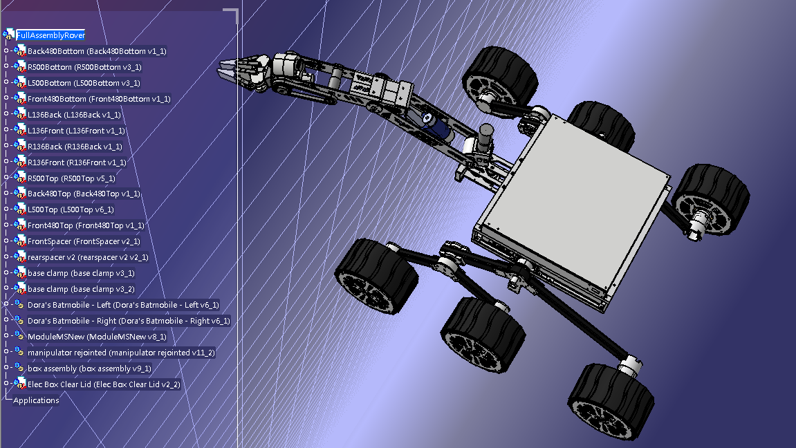 Team Anveshak Rover火星车3D数模图纸 STEP格式