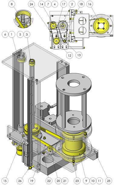 升降和翻转2轴搬运机构3D数模图纸 Solidworks设计 附STEP